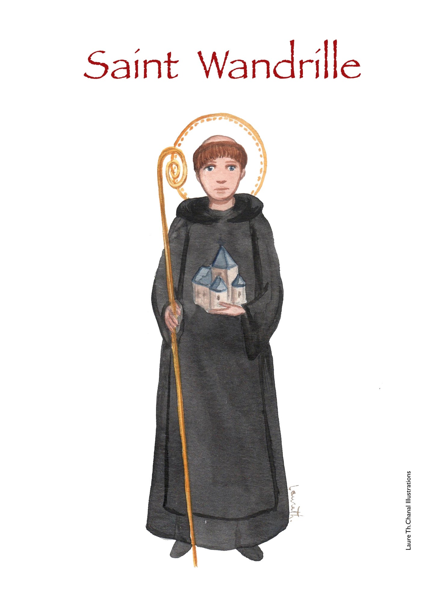 ;WAN;SAINT WANDRILLE;PATRON SAINTS CARDS / HEILIGE von V bis Z;-;Aktiv;5