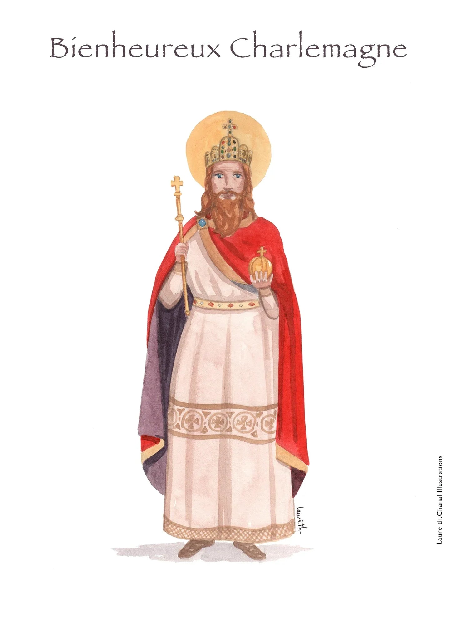 CHARLEMAGNE - Laure Th.Chanal Illustrations