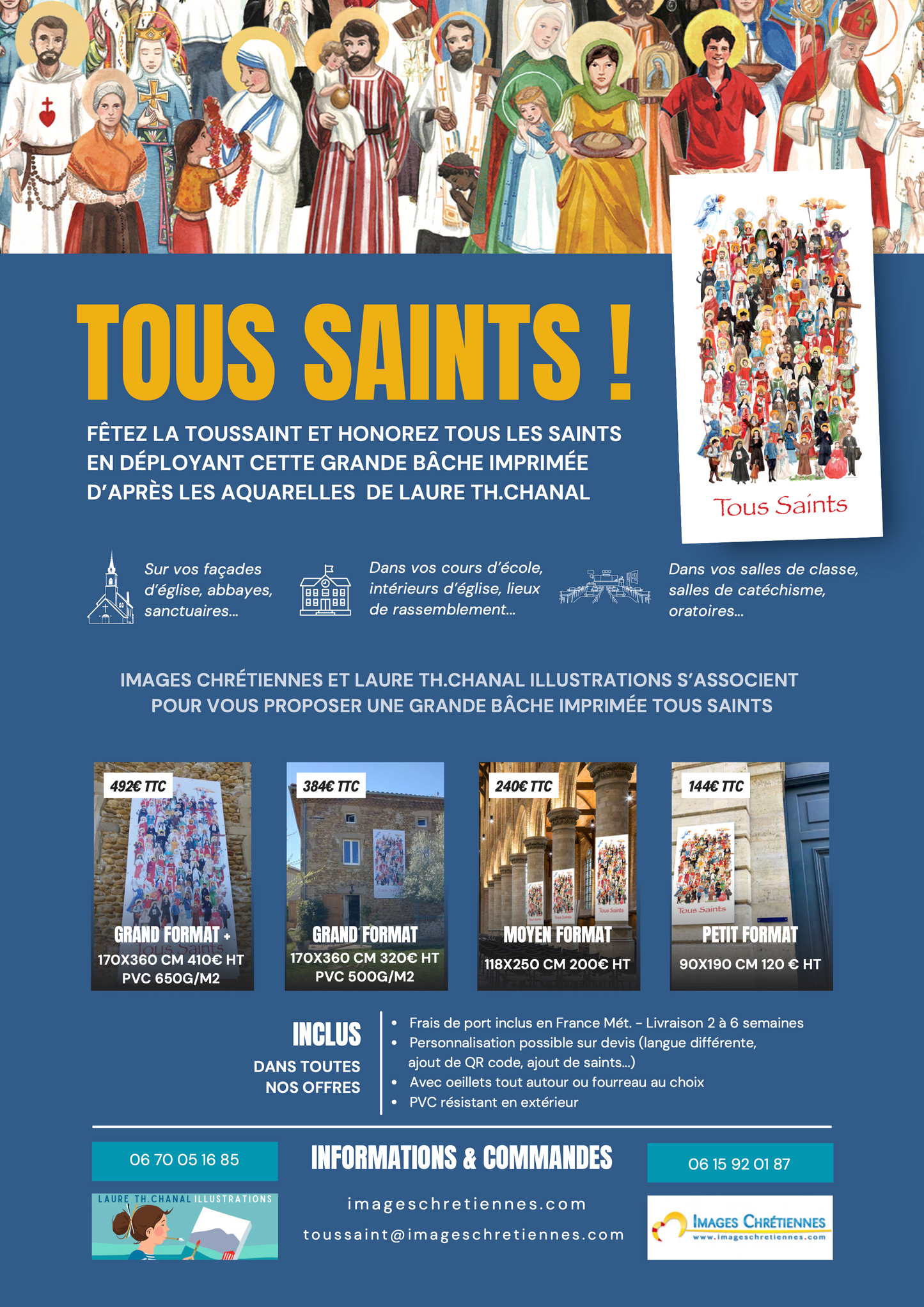AFFICHE BACHE TOUSSAINT