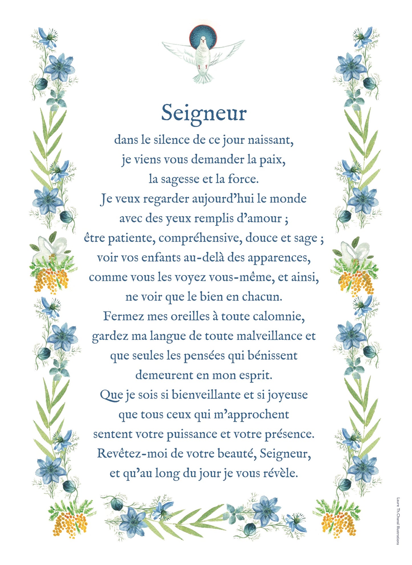 AFFICHE A4 PRIERE JOUR NAISSANT
