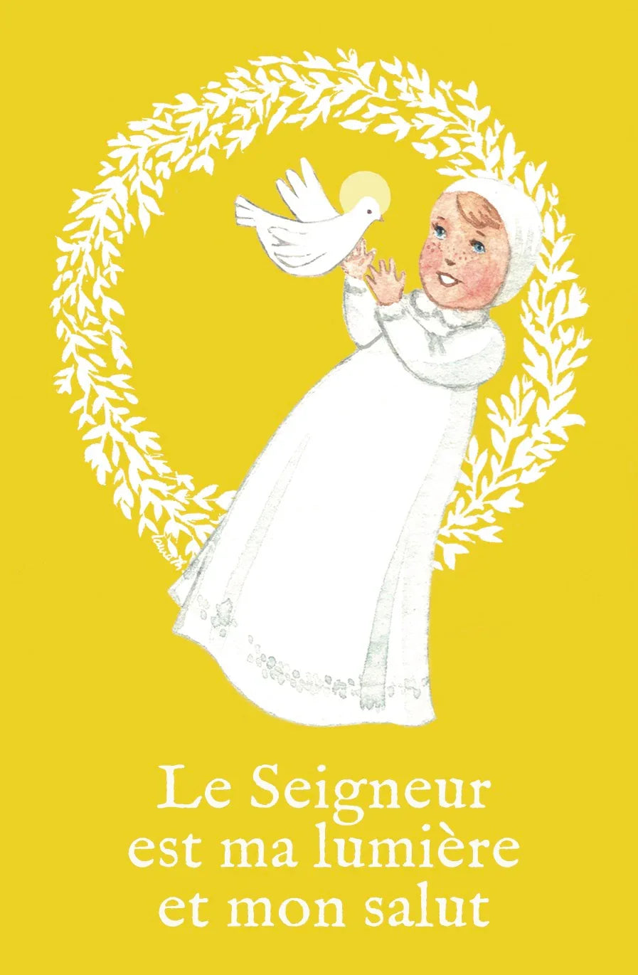 IMAGE BAPTEME LUMIERE (JAUNE) - Laure Th.Chanal Illustrations