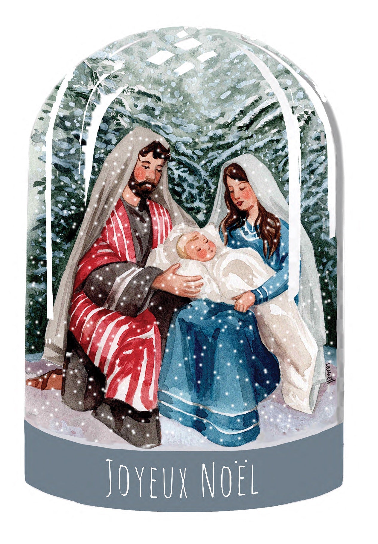 ;BOULEDENEI;SNOWGALL Nativity scene;GREETING CARDS;-;Active;3