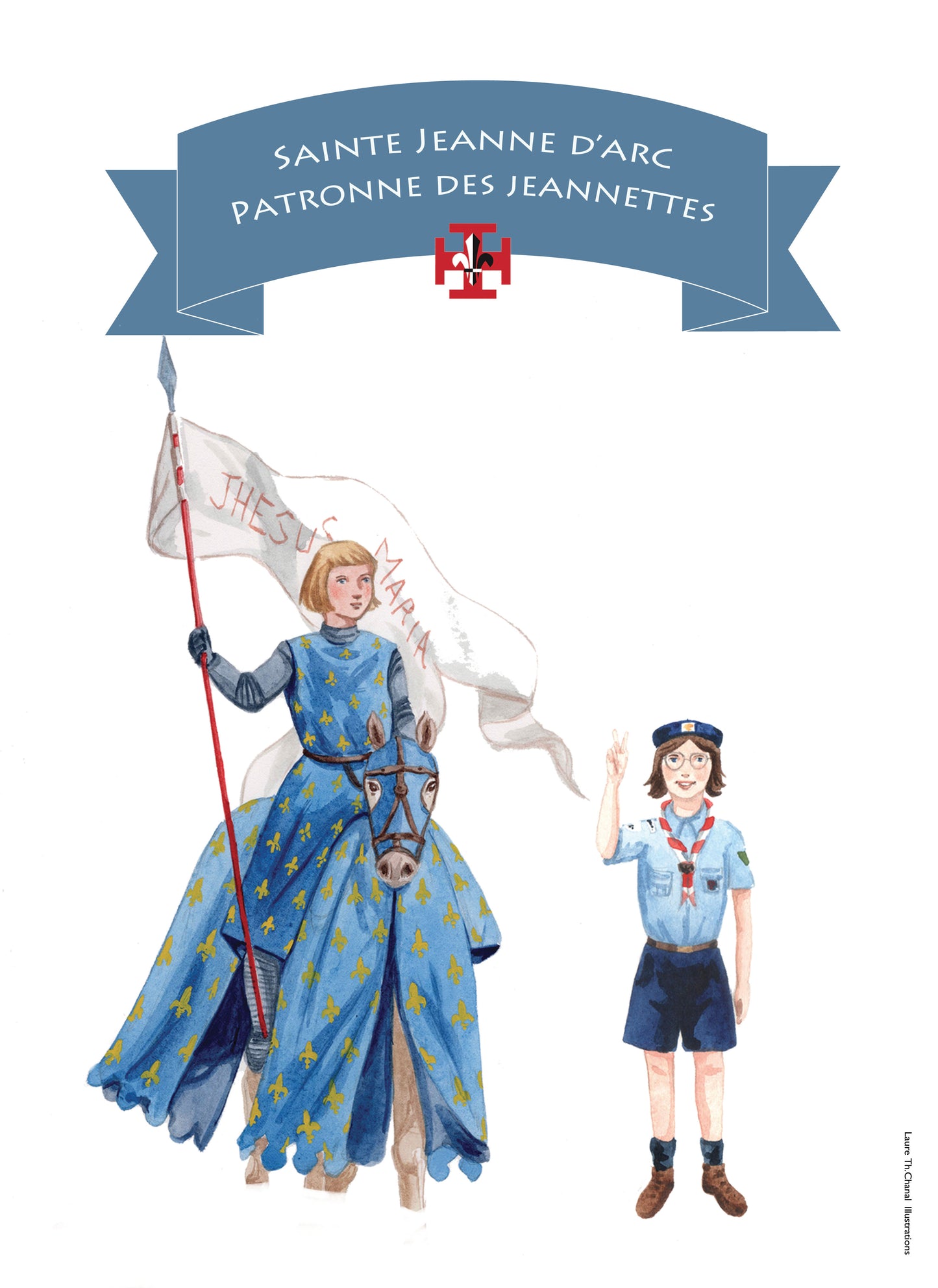 CARTE JEANNETTE SAINTE PATRONNE