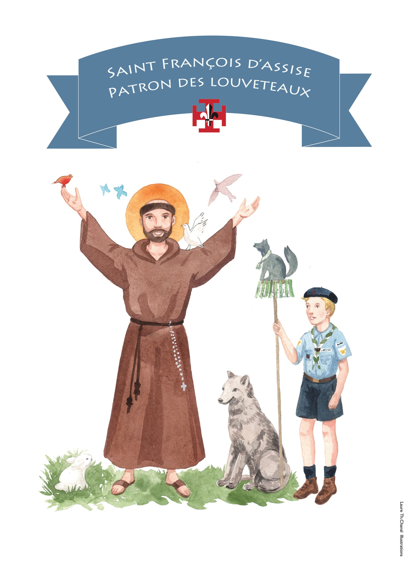 CARTE SAINT PATRON LOUVETEAUX