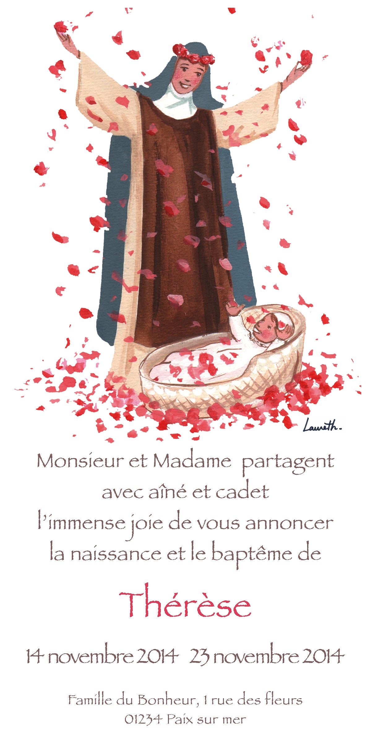 Création de faire-part