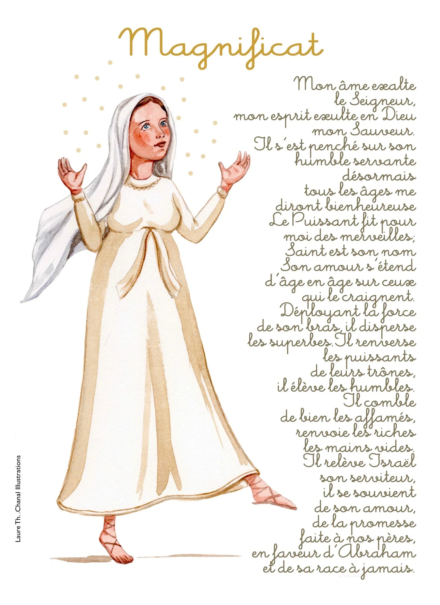 CARTE MAGNIFICAT - Laure Th.Chanal Illustrations