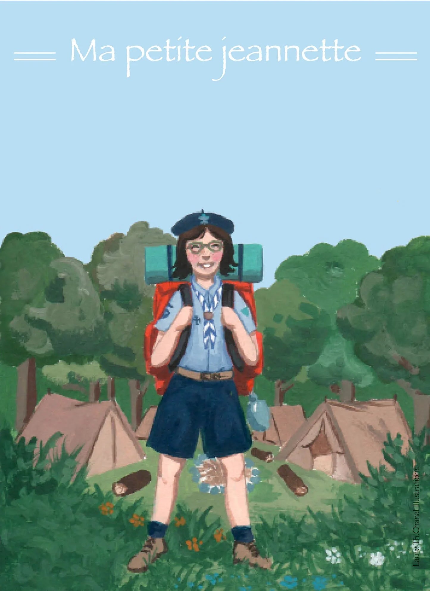 CARTE MA PETITE JEANNETTE - Laure Th.Chanal Illustrations