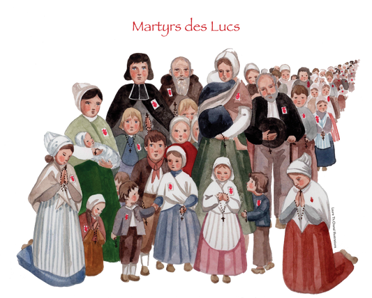 AFFICHE MARTYRS DES LUCS