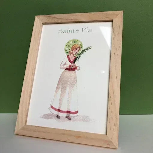 AFFICHE A4/A3 DE VOTRE SAINT PATRON - Laure Th.Chanal Illustrations