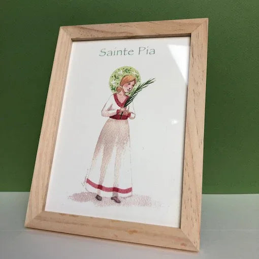 AQUARELLE ORIGINALE SAINT PATRON - Laure Th.Chanal Illustrations