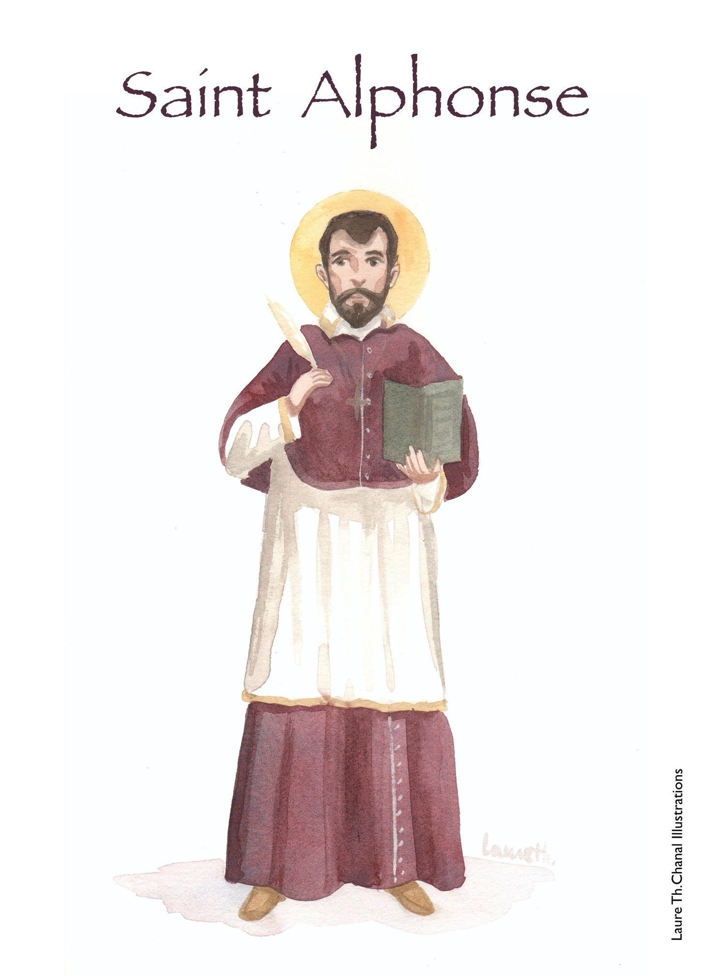 ;ALPH;SAINT ALPHONSE DE LIGUORI;PATRON SAINTS CARDS / SAINTS IN A;50;Active;5