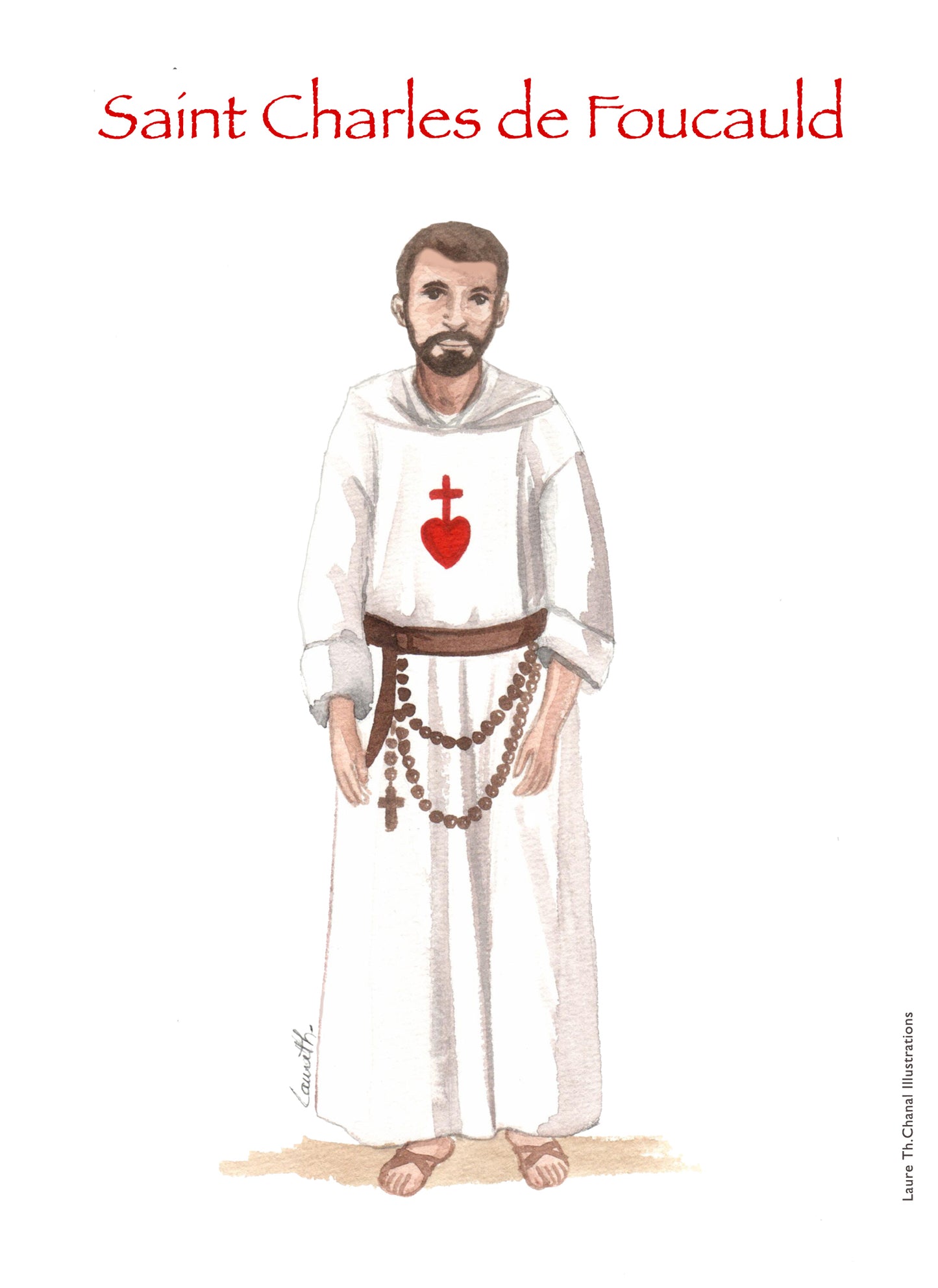;CDF;SAINT CHARLES DE FOUCAULD;PATRON SAINTS CARDS / SAINTS IN C;-;Active;5