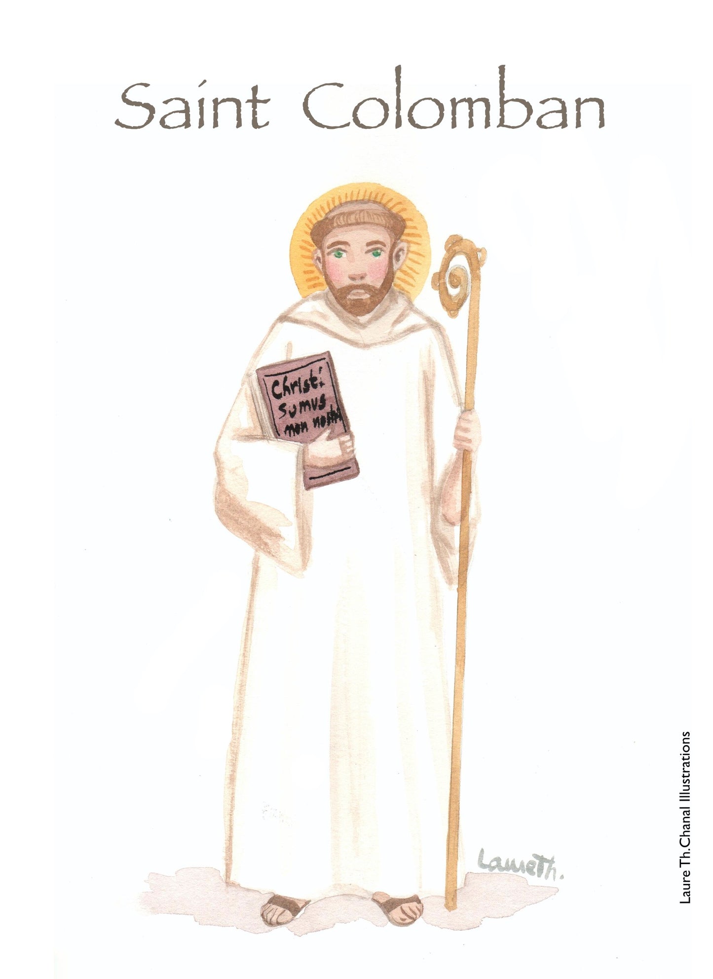 ;COLOMBAN;SAINT COLOMBAN;PATRON SAINTS CARDS / SAINTS IN C;-;Active;5
