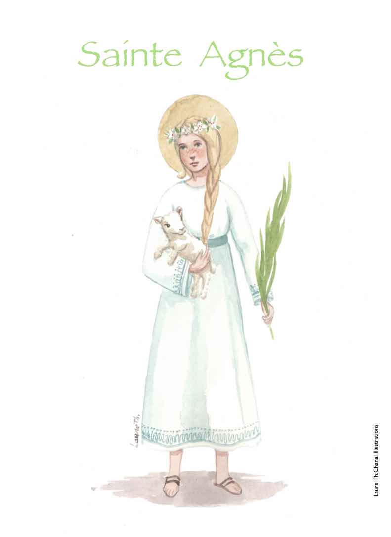 ;AGN;HEILIGE AGNES;PATRON SAINTS CARDS / SAINTS IN A;50;Active;5