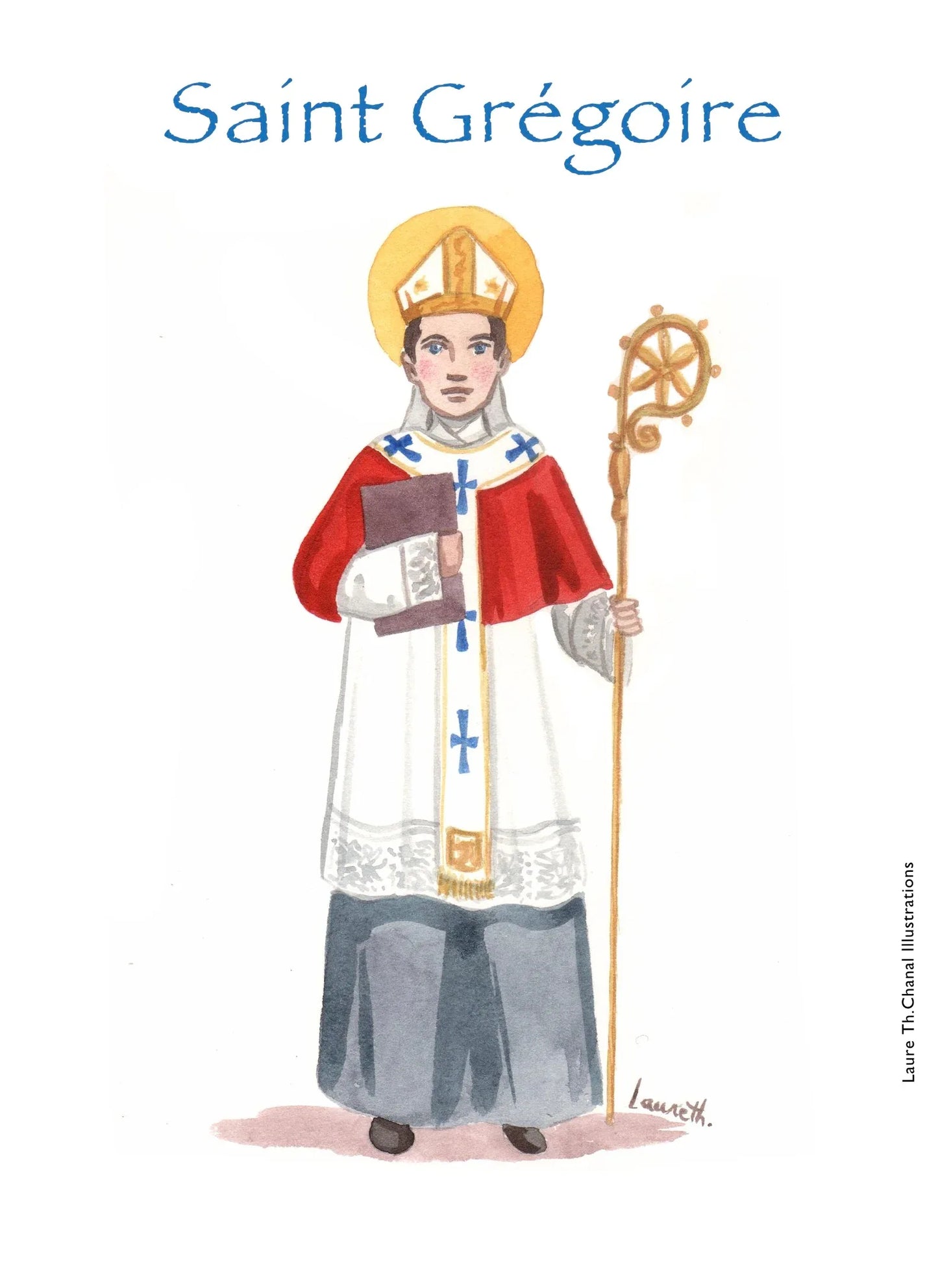 GRÉGOIRE DE TOURS - Laure Th.Chanal Illustrations