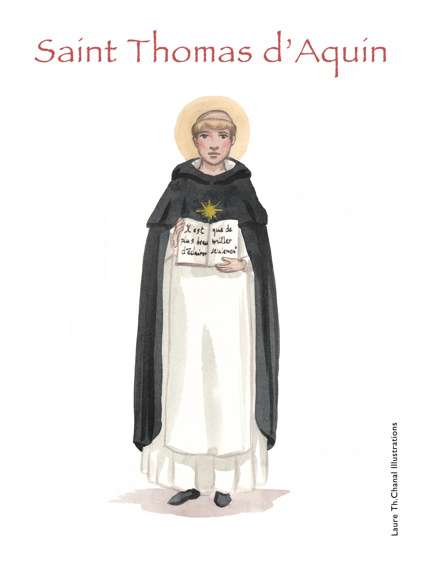 THOMAS D'AQUIN - Laure Th.Chanal Illustrations