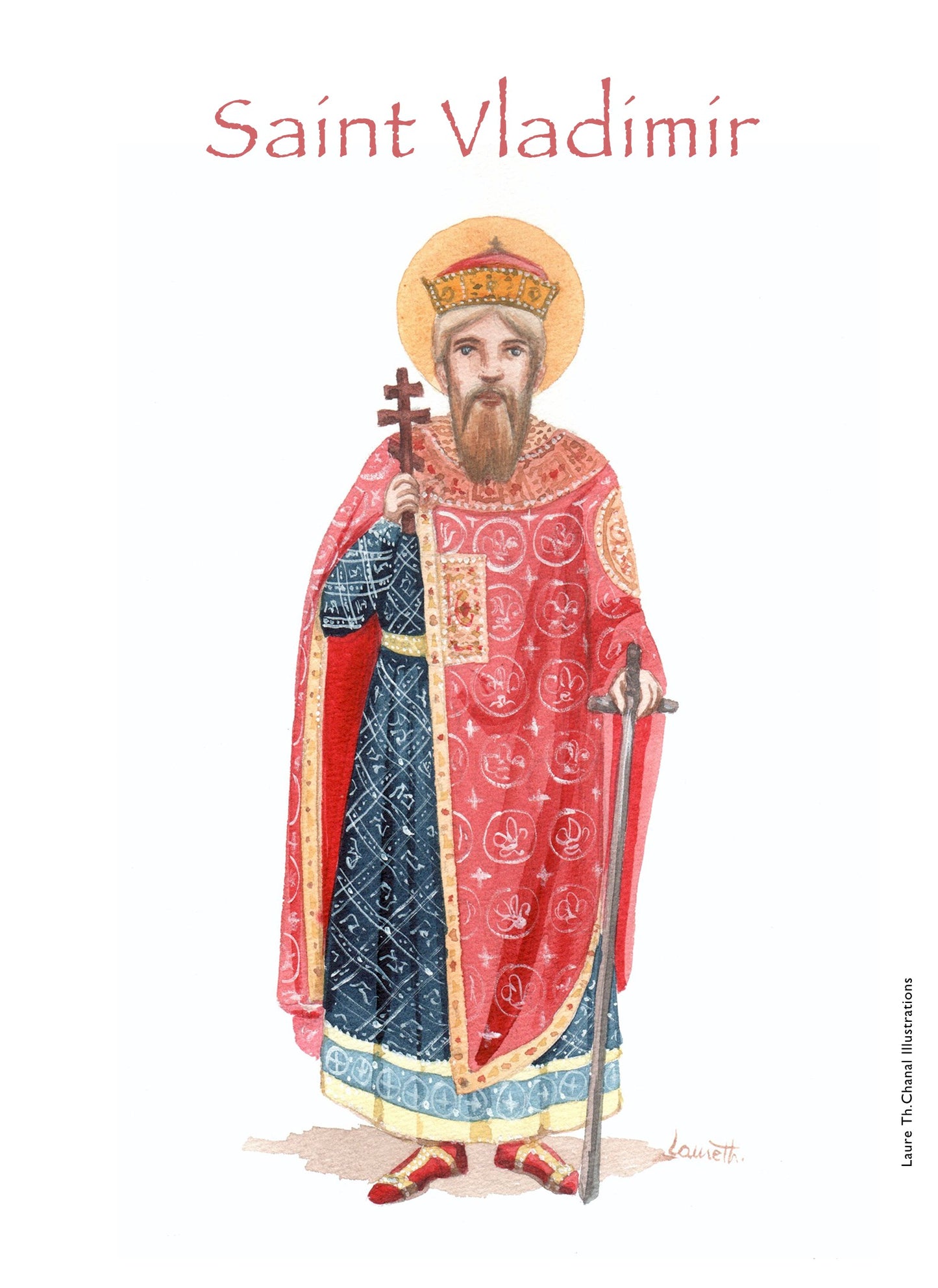 ;VLADIMIR;SAINT VLADIMIR;PATRON SAINTS CARDS / SAINTS from V to Z;-;Active;5