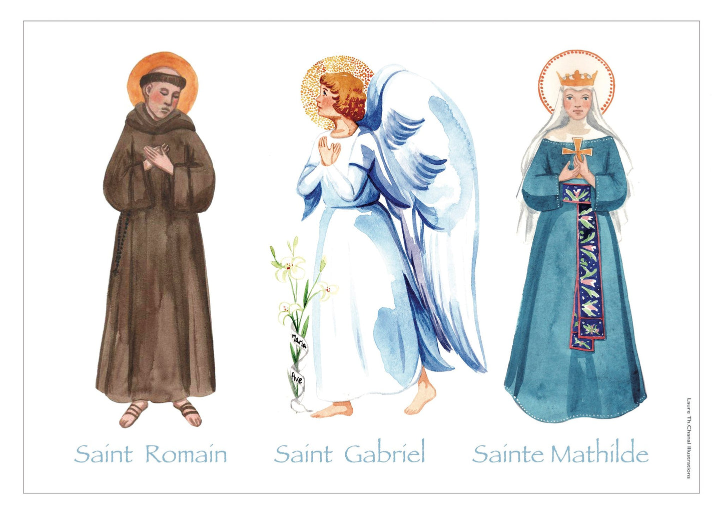 AFFICHE DES SAINTS DE LA FAMILLE