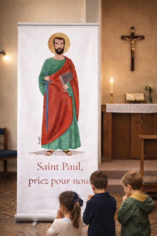 BÂCHE ILLUSTREE SAINT PAUL DE TARSE