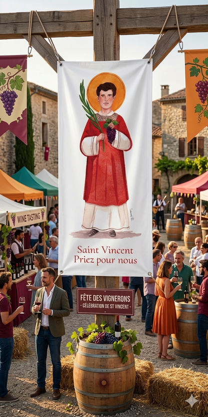 BÂCHE ILLUSTREE SAINT VINCENT