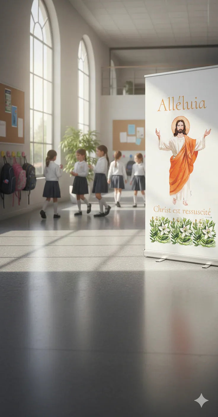 BÂCHE GRAND FORMAT PÂQUES - Laure Th.Chanal Illustrations