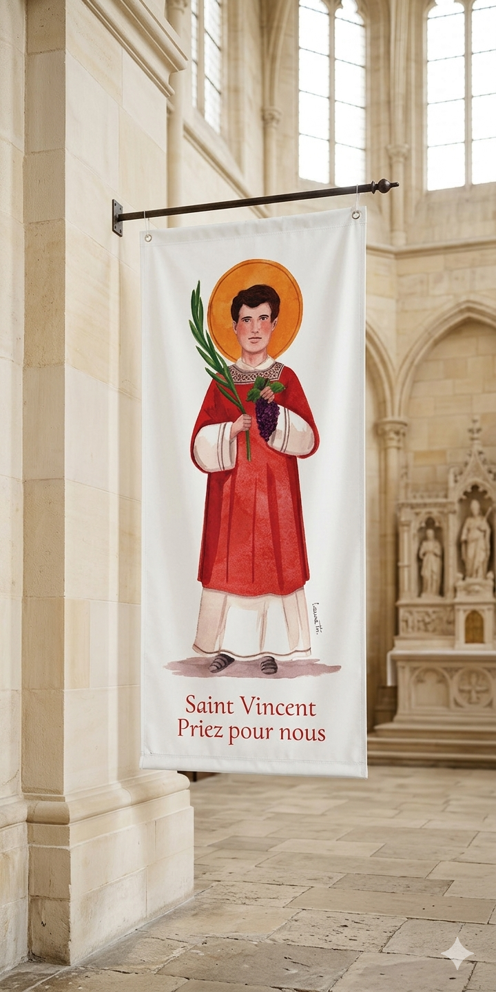 BÂCHE ILLUSTREE SAINT VINCENT