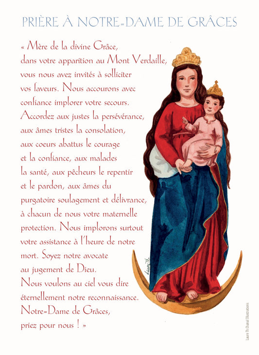 PRIERE A NOTRE-DAME DE GRÂCES DE COTIGNAC