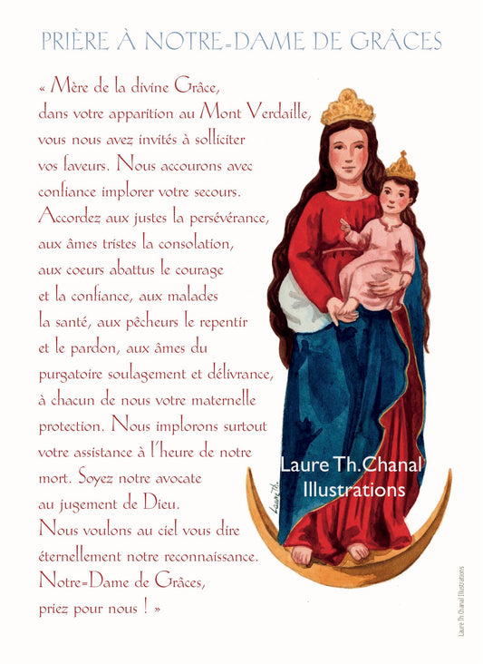 PRIERE A NOTRE-DAME DE GRÂCES DE COTIGNAC