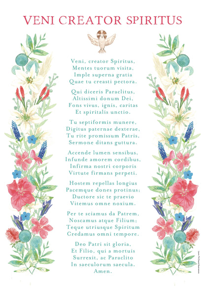 AFFICHE VENI CREATOR - Laure Th.Chanal Illustrations