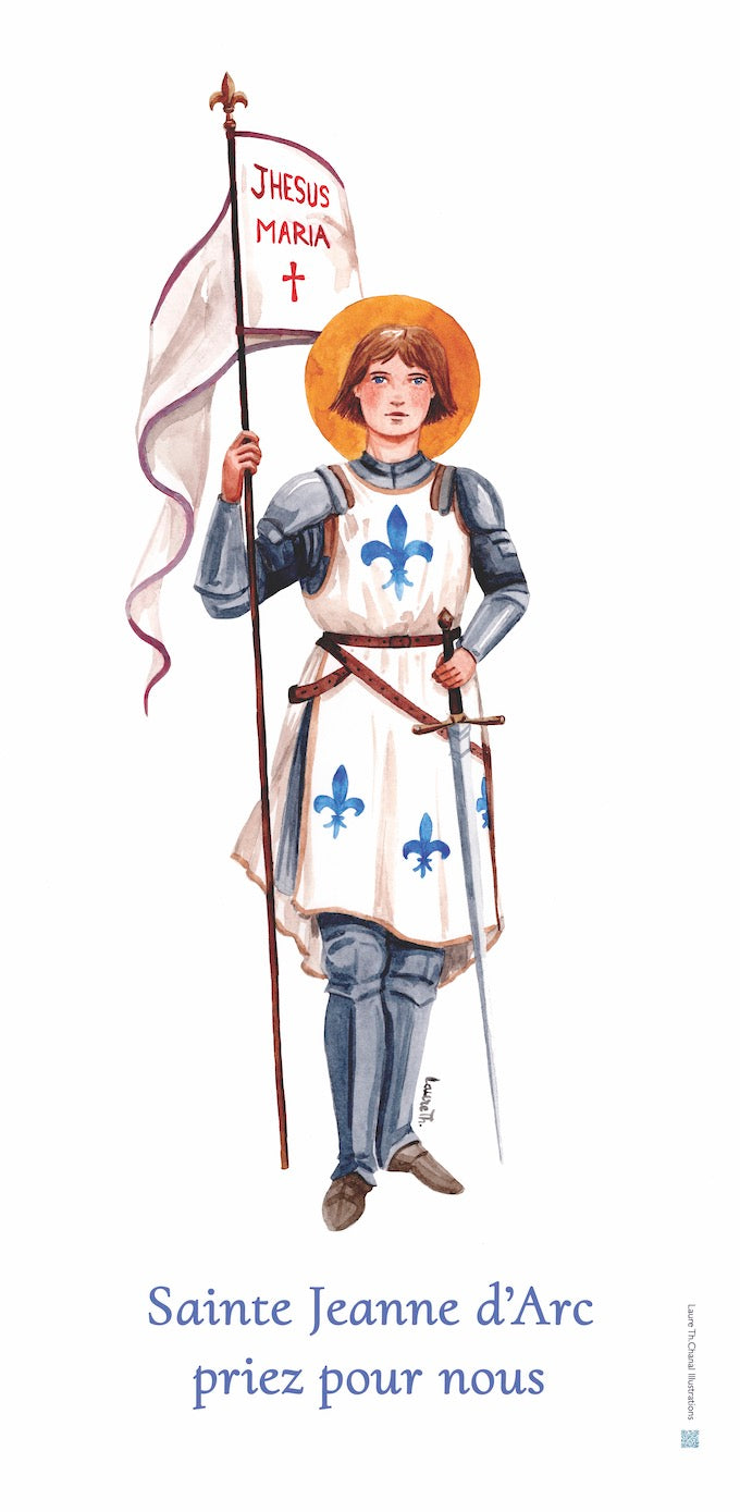 BÂCHE ILLUSTREE SAINTE JEANNE D'ARC