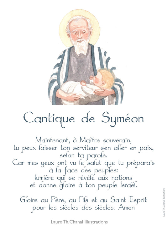 CARTE CANTIQUE DE SYMÉON