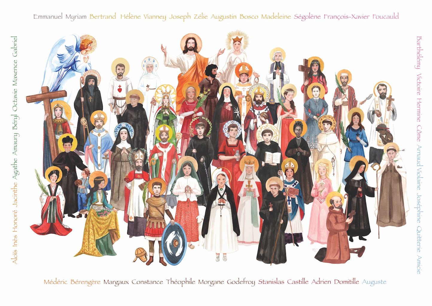 AFFICHE DES SAINTS DE LA FAMILLE