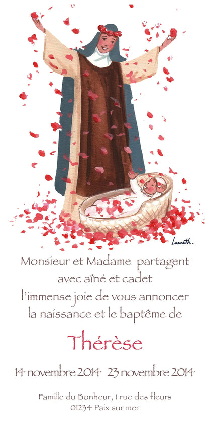 Création de faire-part - Laure Th.Chanal Illustrations