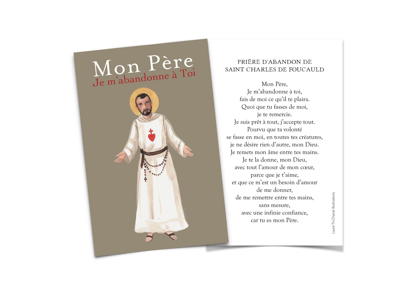 IMAGE PRIÈRE CHARLES DE FOUCAULD