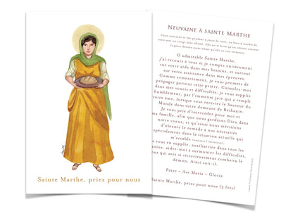 IMAGE PRIERE SAINTE MARTHE - Laure Th.Chanal Illustrations