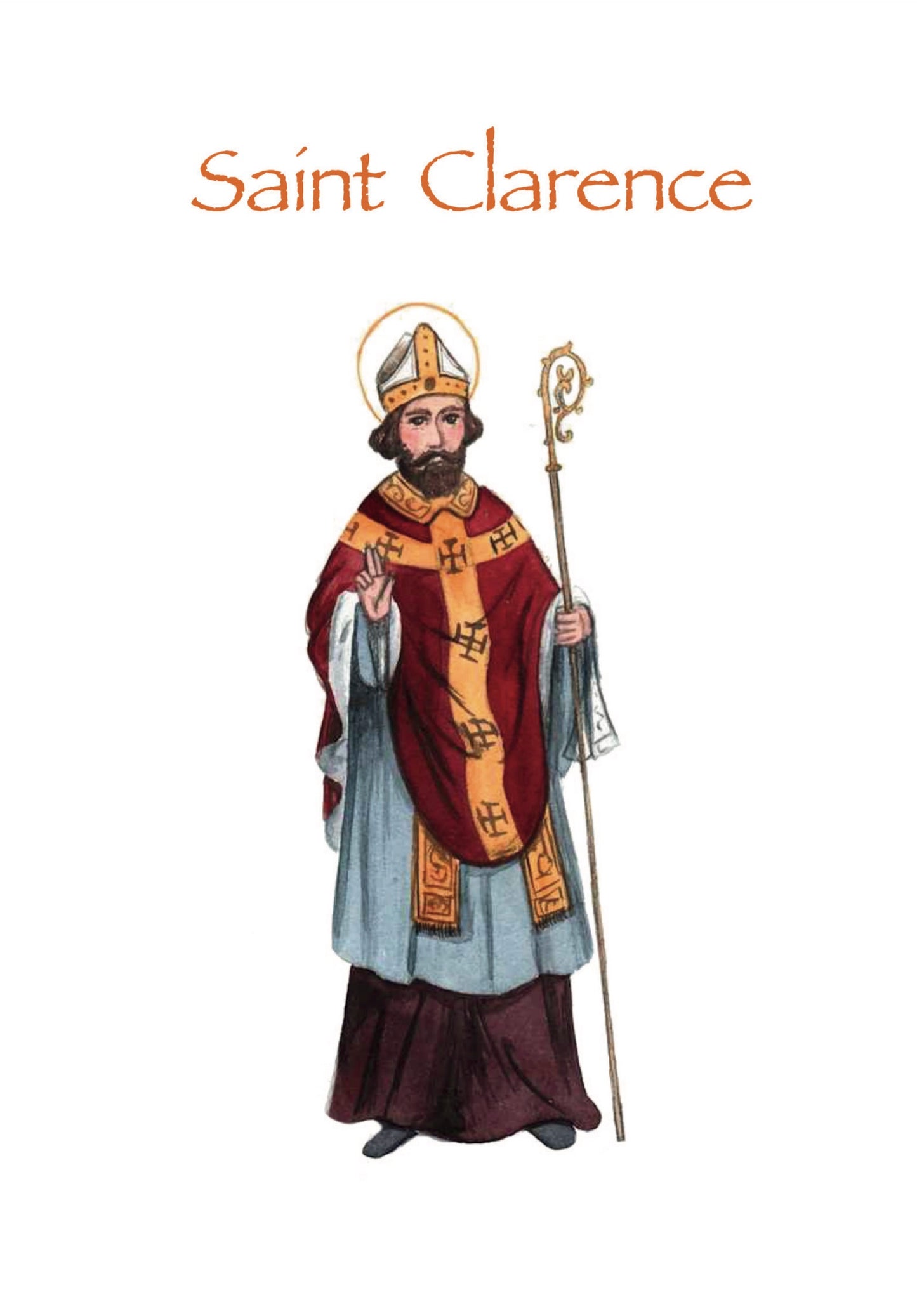 ;CLARENCE;SAINT CLARENCE;PATRON SAINTS CARDS / SAINTS IN C;-;Active;5