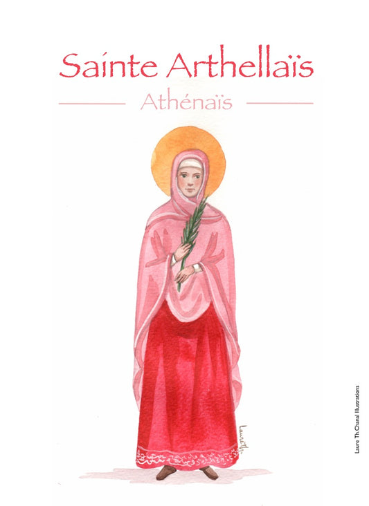 ;ATHENAÏS;SAINT ARTHÉLLAÏS/ATHÉNAÏS;PATRON SAINTS CARDS / SAINTS IN A;-;Active;5