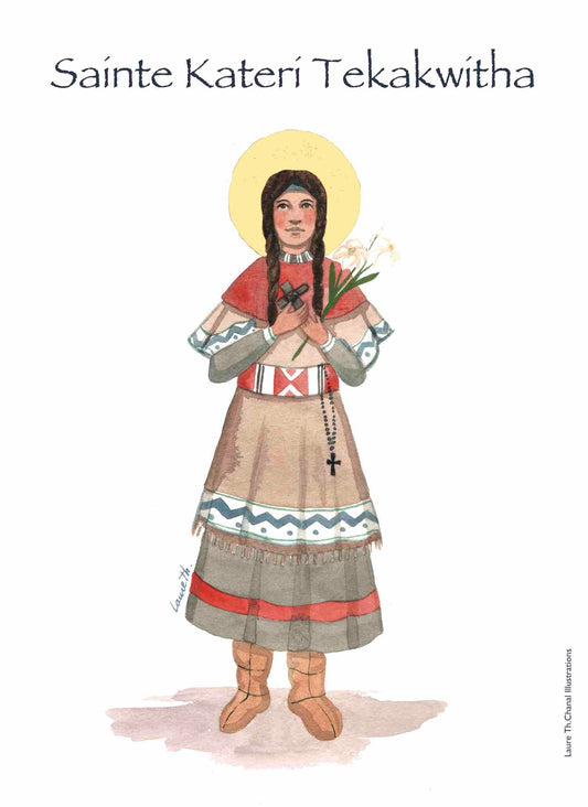 ;KATERI;HOLY KATERI TEKAKWIHTA;PATRON SAINTS CARDS / L-SAINTS;-;Active;5