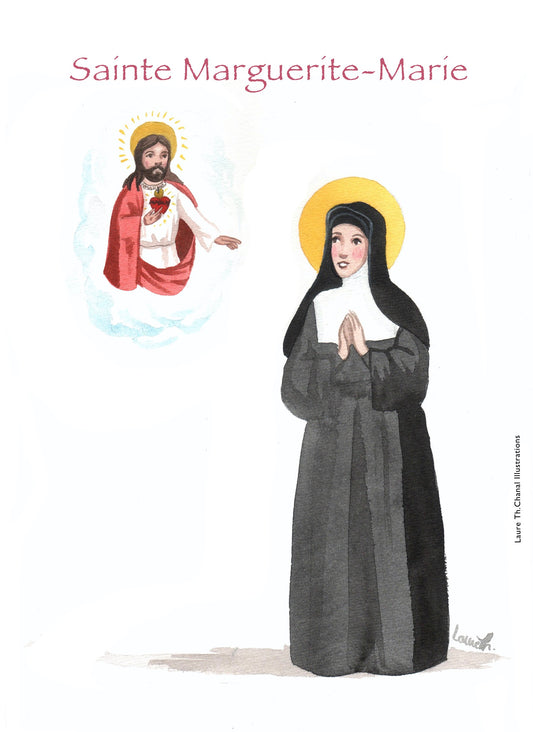 ;MARG-MARIE;SAINTE MARGUERITE-MARIE ALACOQUE;PATRON SAINTS CARDS / SAINTS IN M;-;Active;5